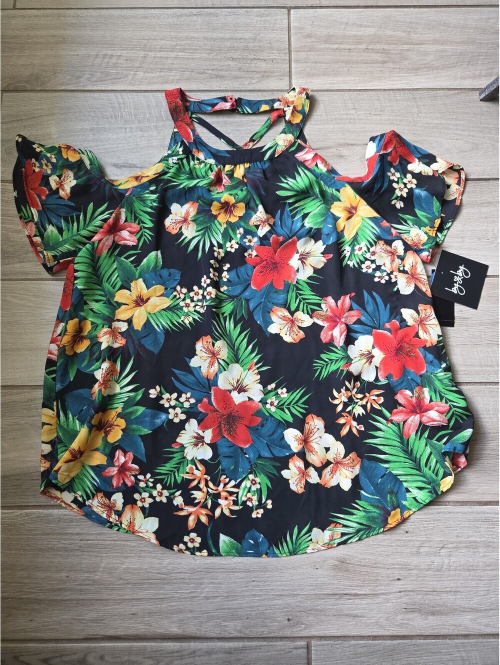 Cold shoulder blouse